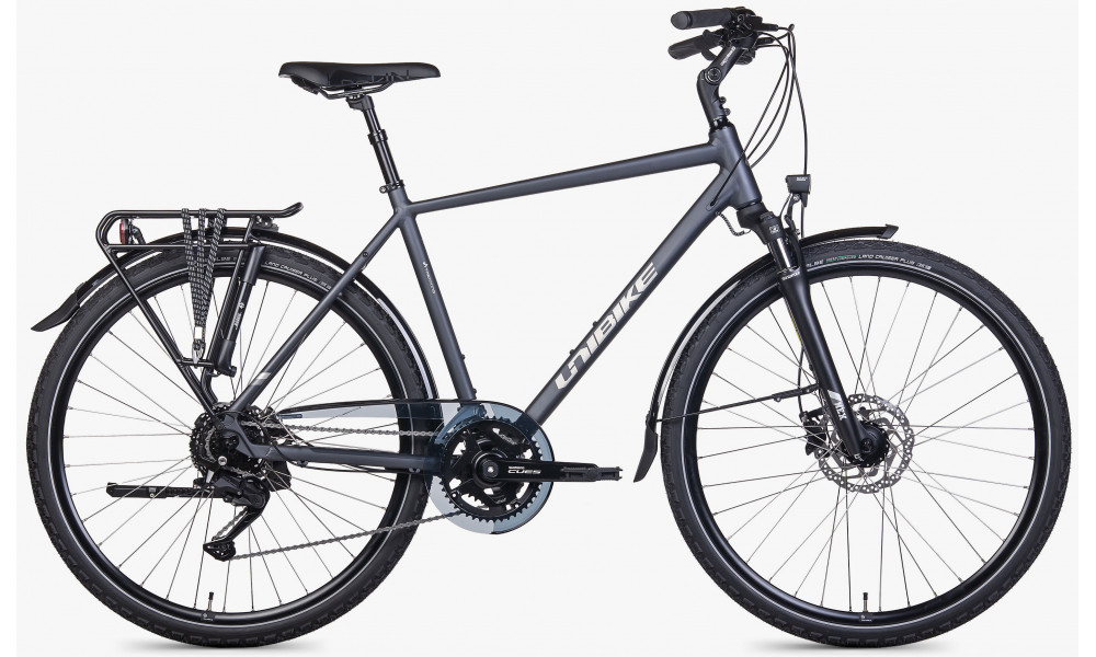Dviratis Unibike Voyager GTS 2026 grey - 1