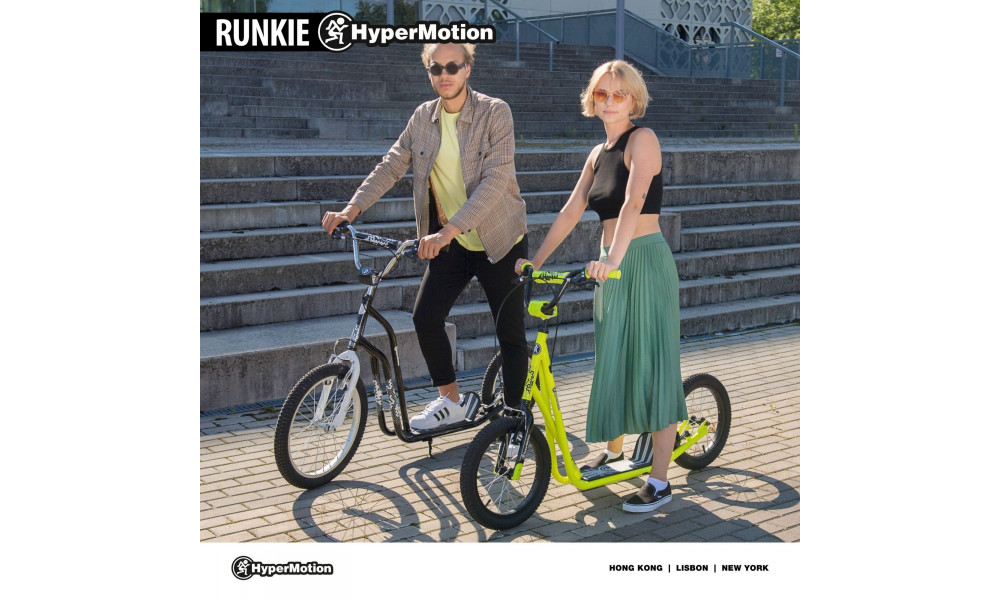 Paspirtukas HyperMotion Runkie 16" yellow - 6