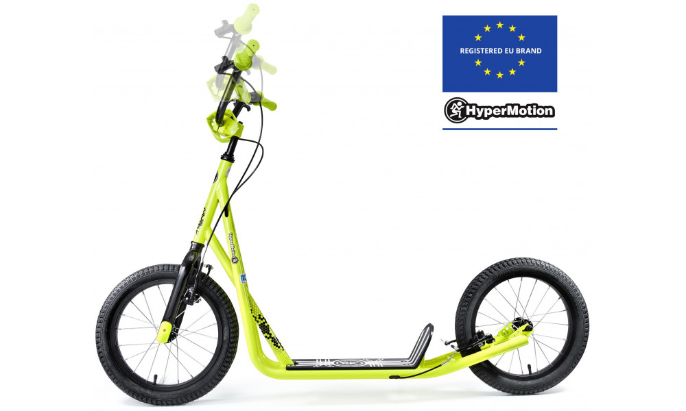 Paspirtukas HyperMotion Runkie 16" yellow - 9