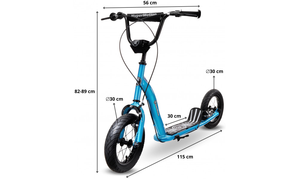 Paspirtukas HyperMotion Ruby 12.2 sky blue - 10