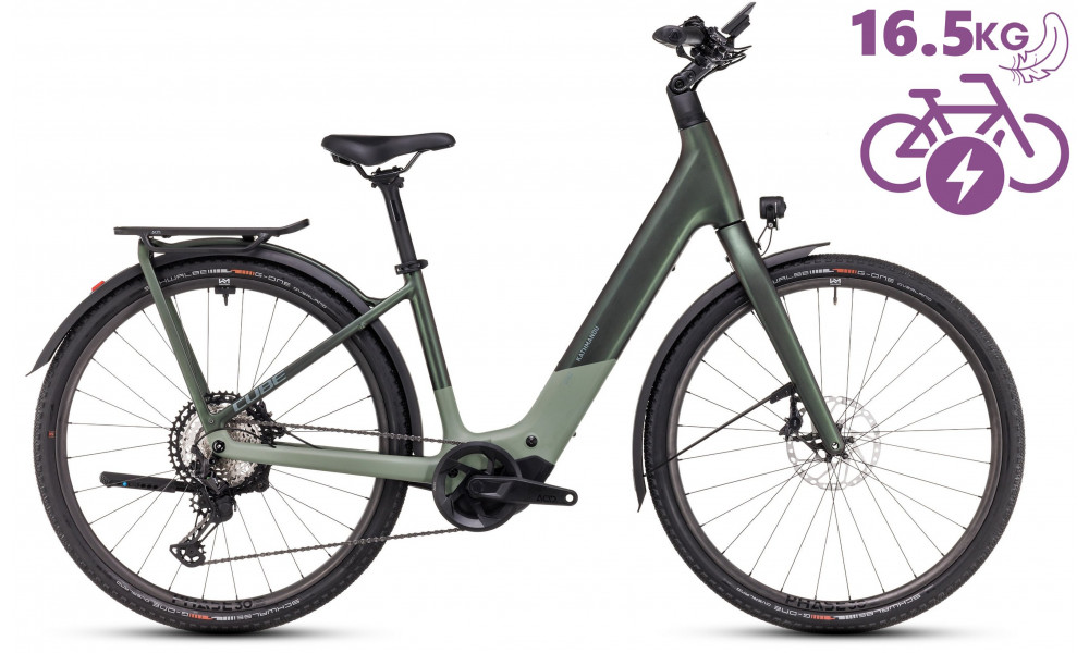 Elektrinis dviratis Cube Kathmandu Hybrid C:62 SLT 400X Easy Entry stellar'n'origanogreen 2025 - 6