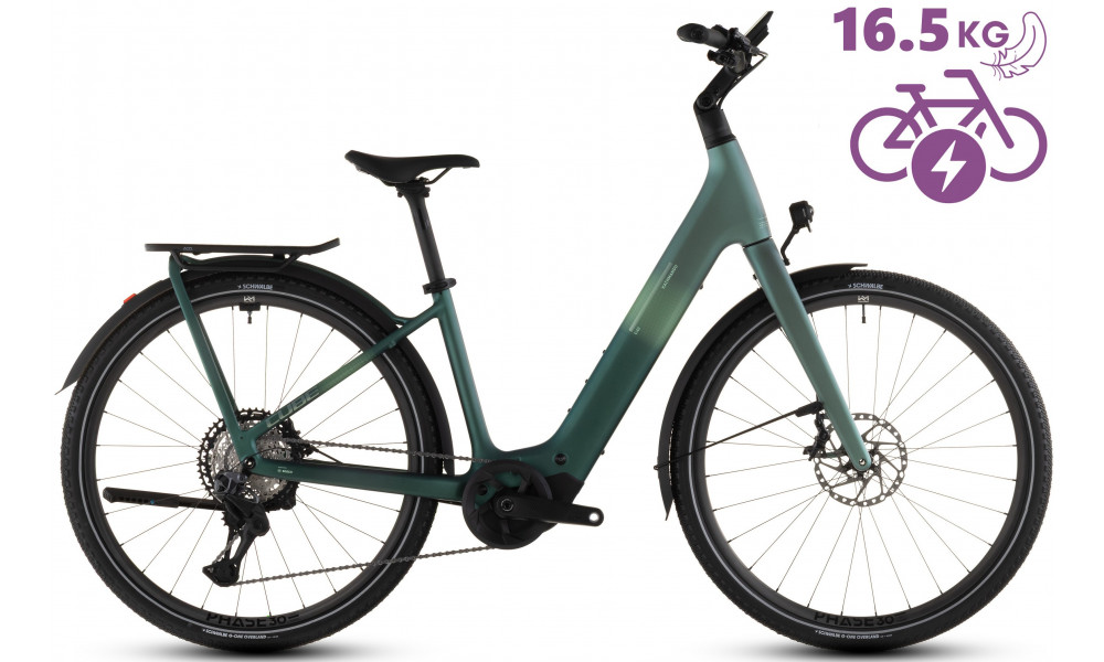 Elektrinis dviratis Cube Kathmandu Hybrid C:62 SLT 400X Easy Entry seafoam'n'chrome 2026 - 9