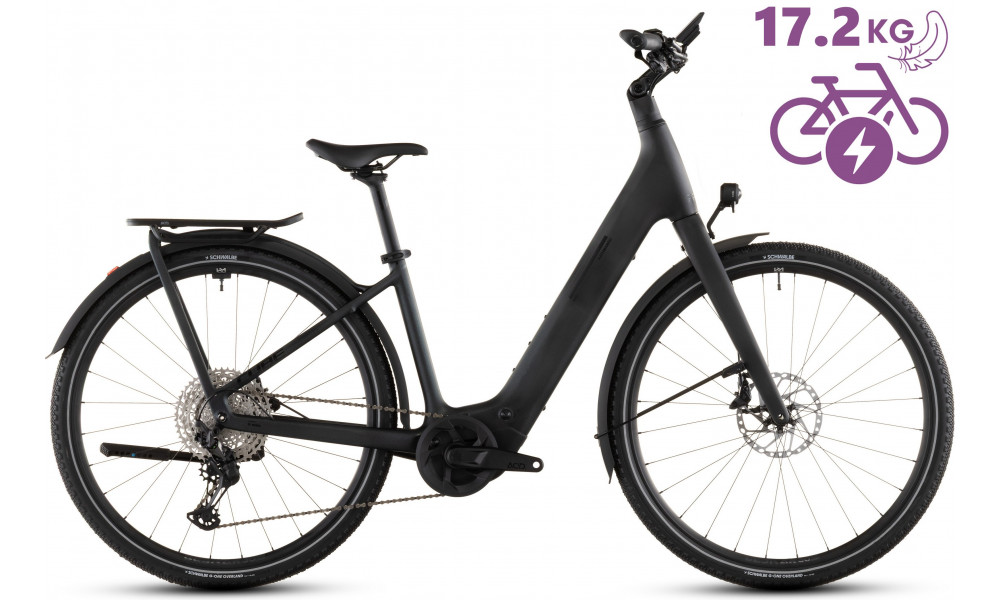 Elektrinis dviratis Cube Kathmandu Hybrid C:62 SLX 400X Easy Entry liquidblack'n'bluedust 2026 - 10