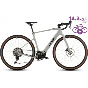 Elektrinis dviratis Cube Nuroad Hybrid C:62 Race 400X reedbeige'n'black 2026