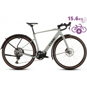 Elektrinis dviratis Cube Nuroad Hybrid C:62 Race 400X FE reedbeige'n'black 2026