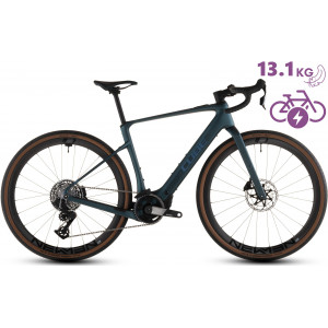 Elektrinis dviratis Cube Nuroad Hybrid C:62 SLT 400X royalgreen'n'crisscross 2026