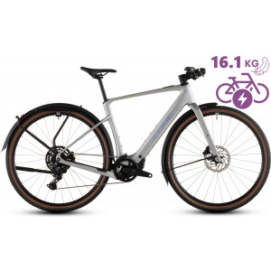 Elektrinis dviratis Cube Nulane Hybrid C:62 Race 400X FE sleekgrey'n'prism 2026