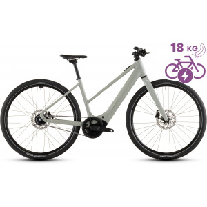 Elektrinis dviratis Cube Editor Hybrid SLX 400X Trapeze reedbeige'n'chrome 2026