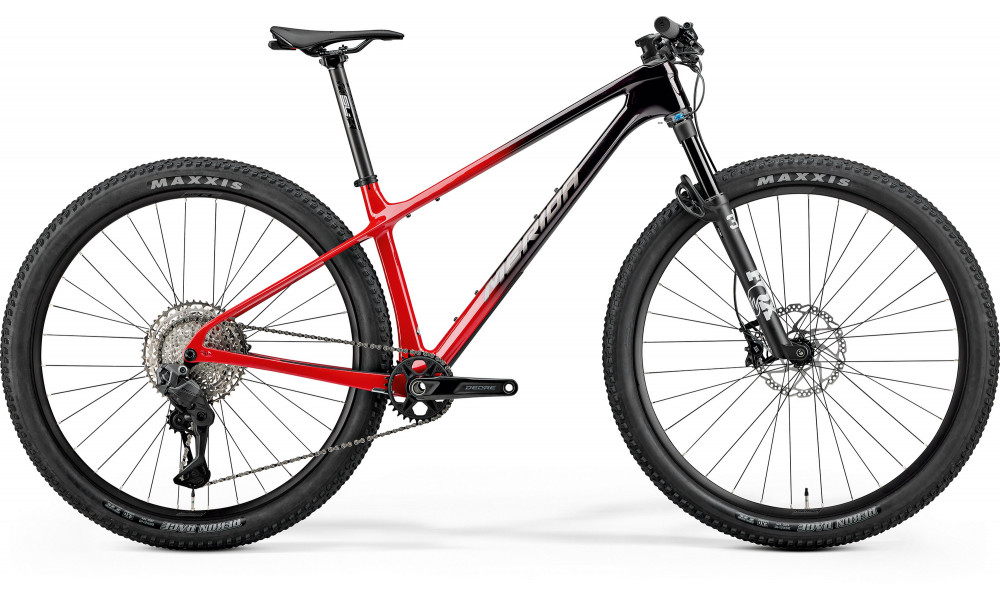 Dviratis Merida Big.Nine 7000 2026 black/red (warm slate grey) 