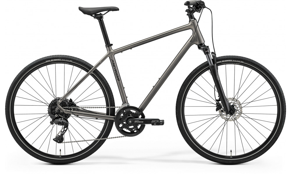 Dviratis Merida Crossway 300 2026 silk warm slate grey(black) 