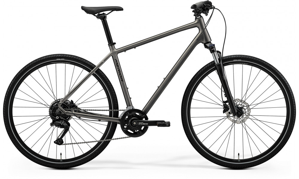 Dviratis Merida Crossway 100 2026 silk warm slate grey(black) 