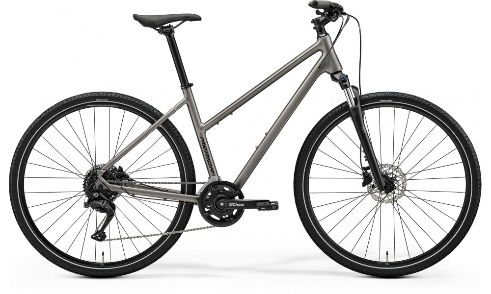 Dviratis Merida Crossway 100 Lady 2026 silk warm slate grey(black) 
