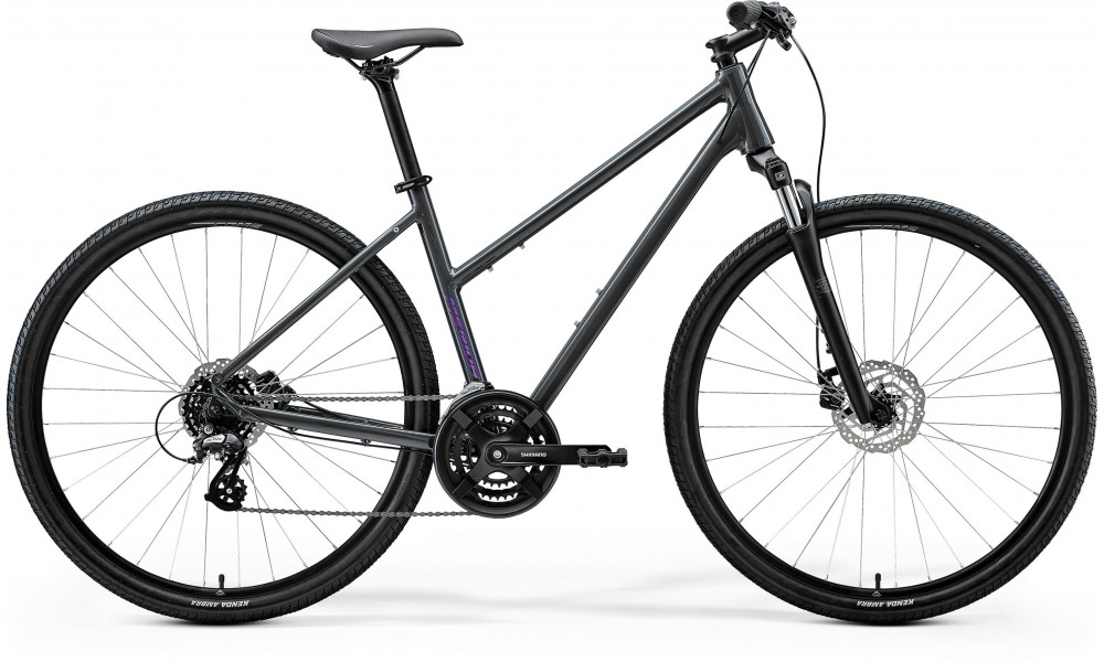 Dviratis Merida Crossway 10 Lady 2026 glossy cool grey(purple) 