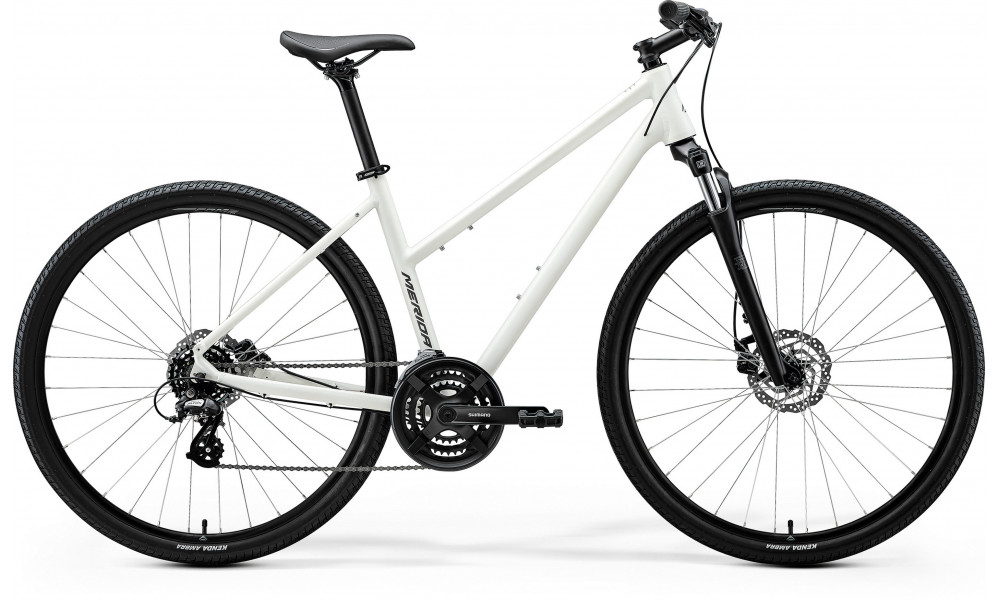 Dviratis Merida Crossway 10 Lady 2026 silk white(grey) 