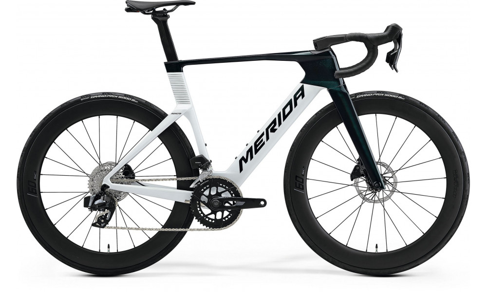 Dviratis Merida Reacto 7000 2027 halo green/pearl white(green) 