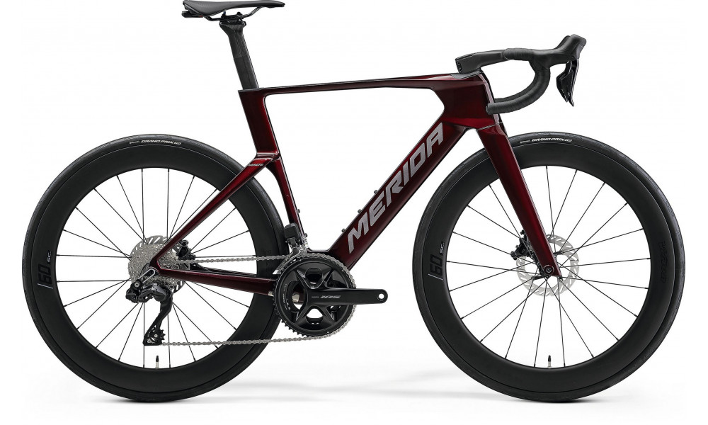 Dviratis Merida Reacto 6000 2027 passion red(slate grey) 
