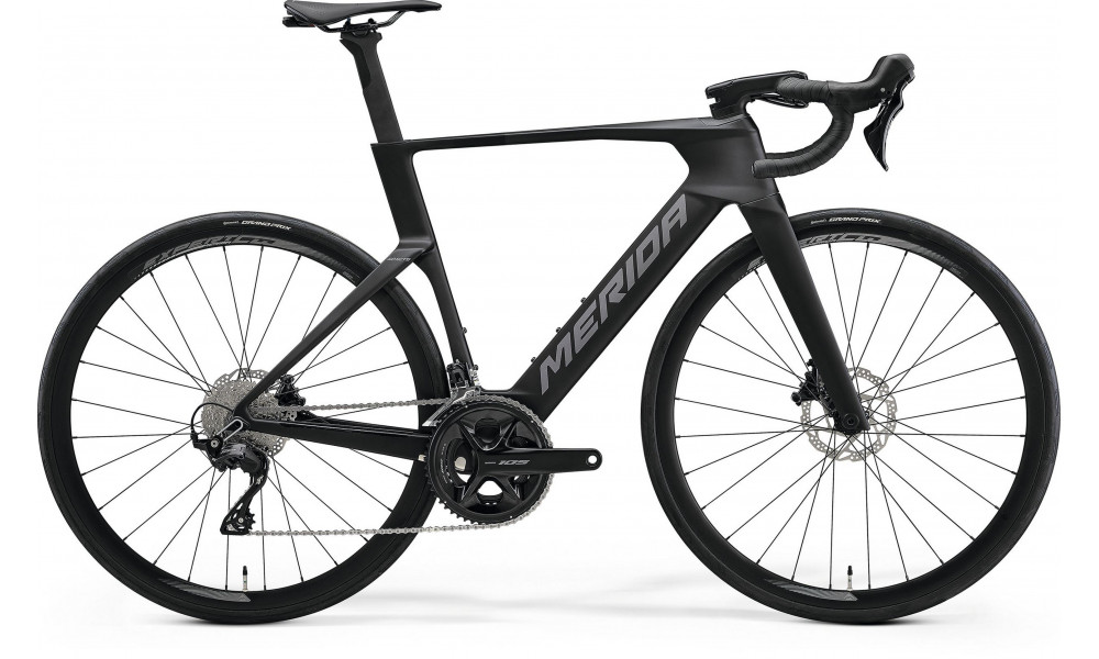 Dviratis Merida Reacto 4000 2027 silk black(gunmetal grey) 