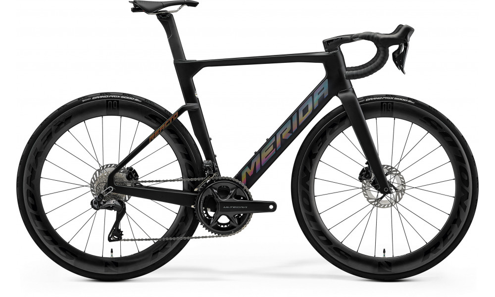 Dviratis Merida Reacto 8000 2026 silk black(glossy dark silver) 