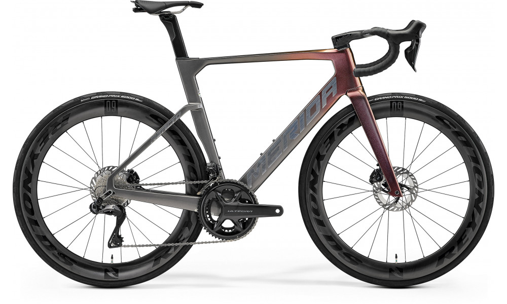 Dviratis Merida Reacto 8000 2026 rainbow/gunmetal grey(silver) 