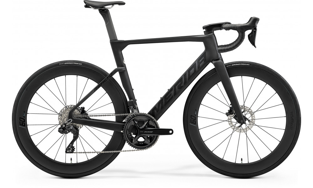 Dviratis Merida Reacto 6000 2026 silk black(glossy dark silver) 