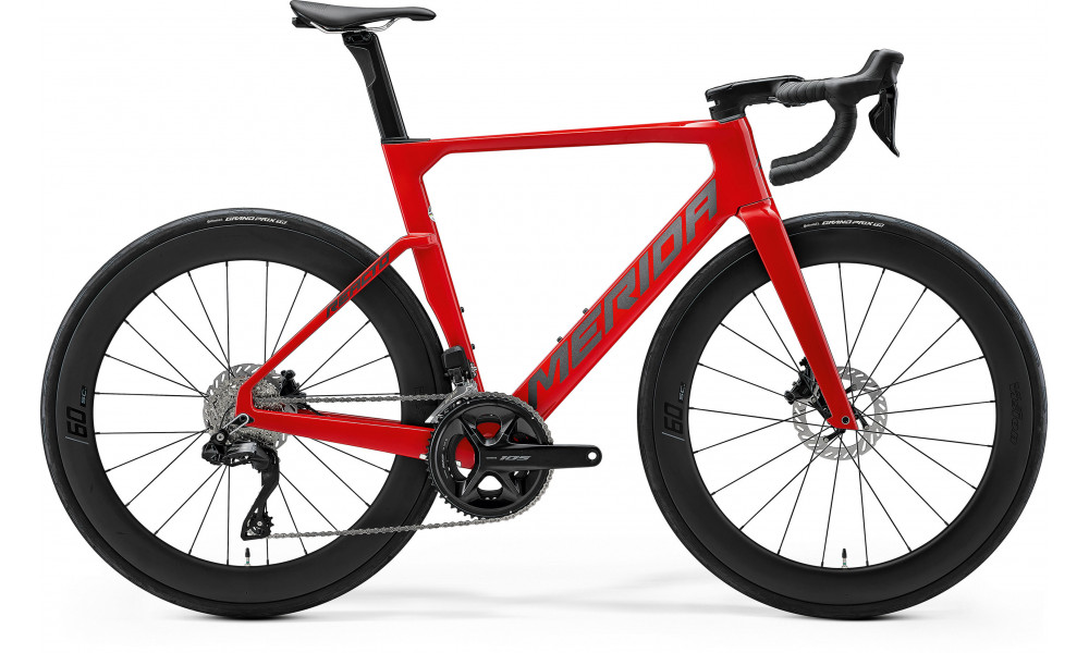 Dviratis Merida Reacto 6000 2026 dark race red(gunmetal grey) 