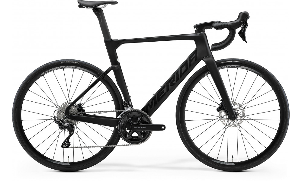 Dviratis Merida Reacto 4000 2026 silk black(glossy dark silver) 
