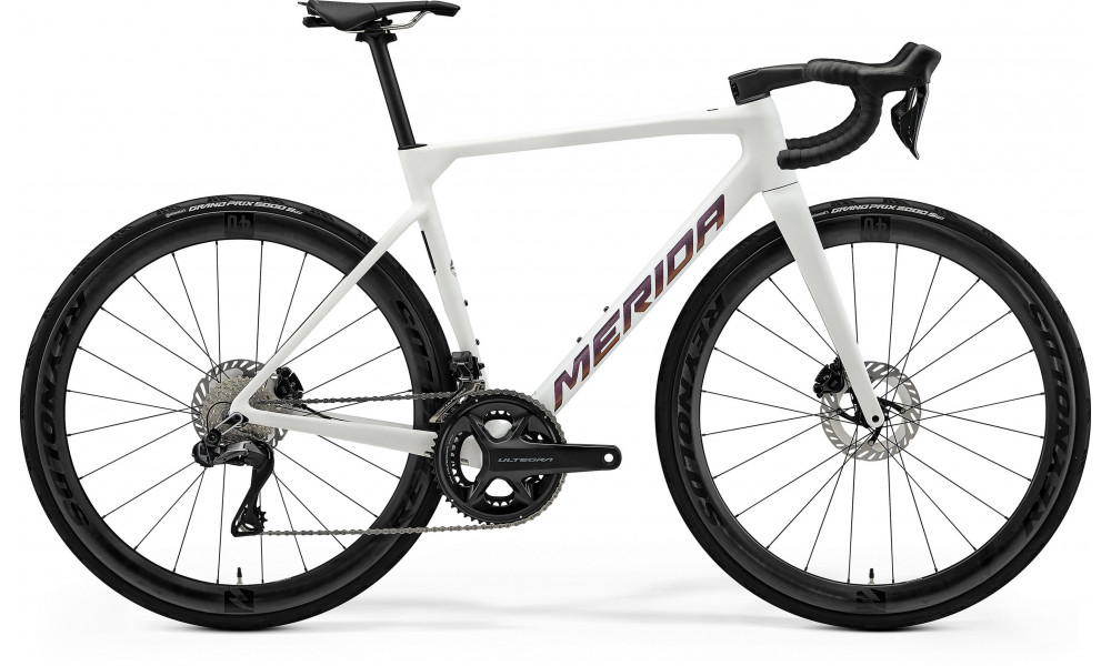Dviratis Merida Scultura 8000 2026 matt white(rainbow purple) 