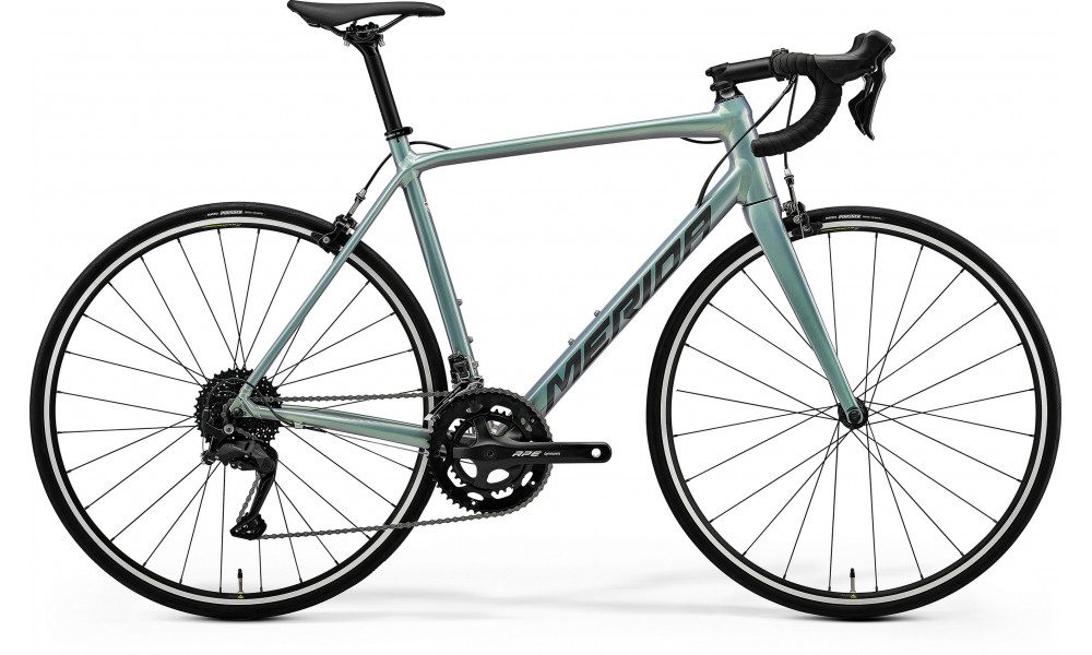 Dviratis Merida Scultura Rim 100 2026 blue/green clear coat(silver) 