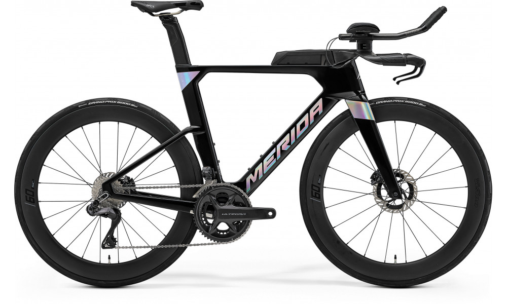 Dviratis Merida Time Warp TRI Limited 2026 metallic black(flash bcp) 