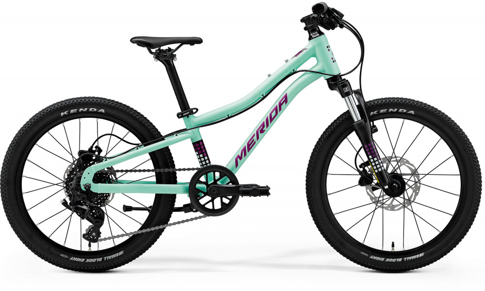 Dviratis Merida Matts J.20 2026 matt mint(purple/wht/blk) 