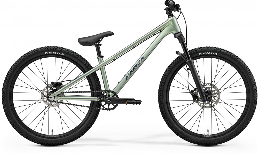 Dviratis Merida Dirt 500 2026 grey/green clear coat(silver) 