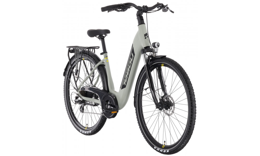 Elektrinis dviratis Tabou Mono UP ECO Plus grey-yellow - 2