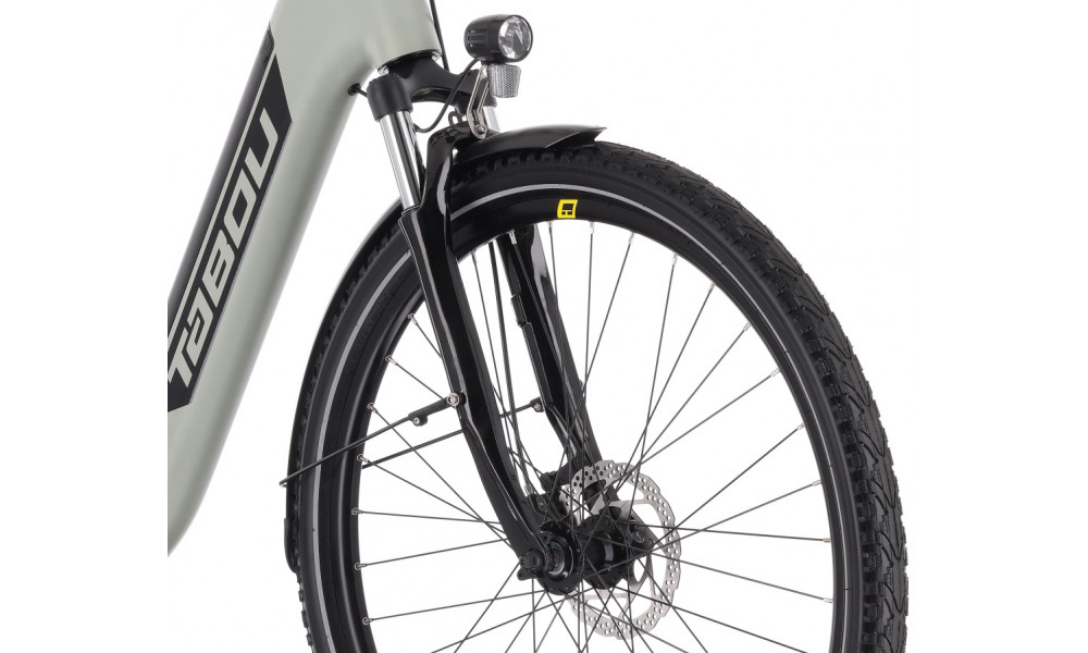 Elektrinis dviratis Tabou Mono UP ECO Plus grey-yellow - 4