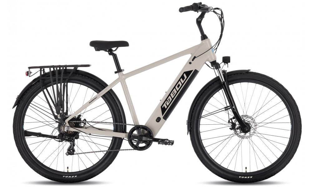 Elektrinis dviratis Tabou Kinetic UP ECO grey-black - 1