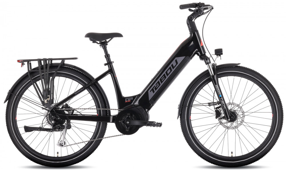 Elektrinis dviratis Tabou Mono UP 2.0 26 black-red - 1