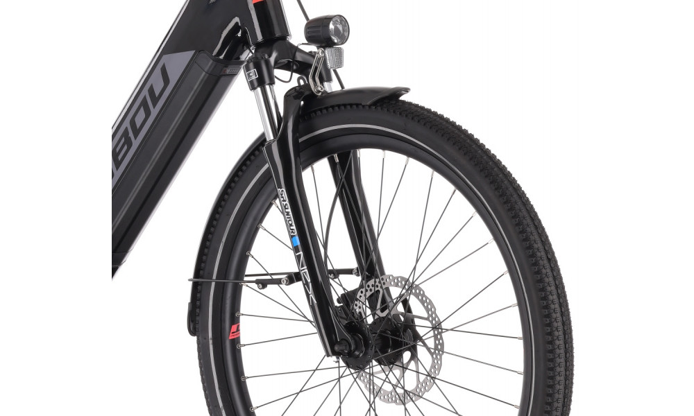 Elektrinis dviratis Tabou Mono UP 2.0 26 black-red - 4