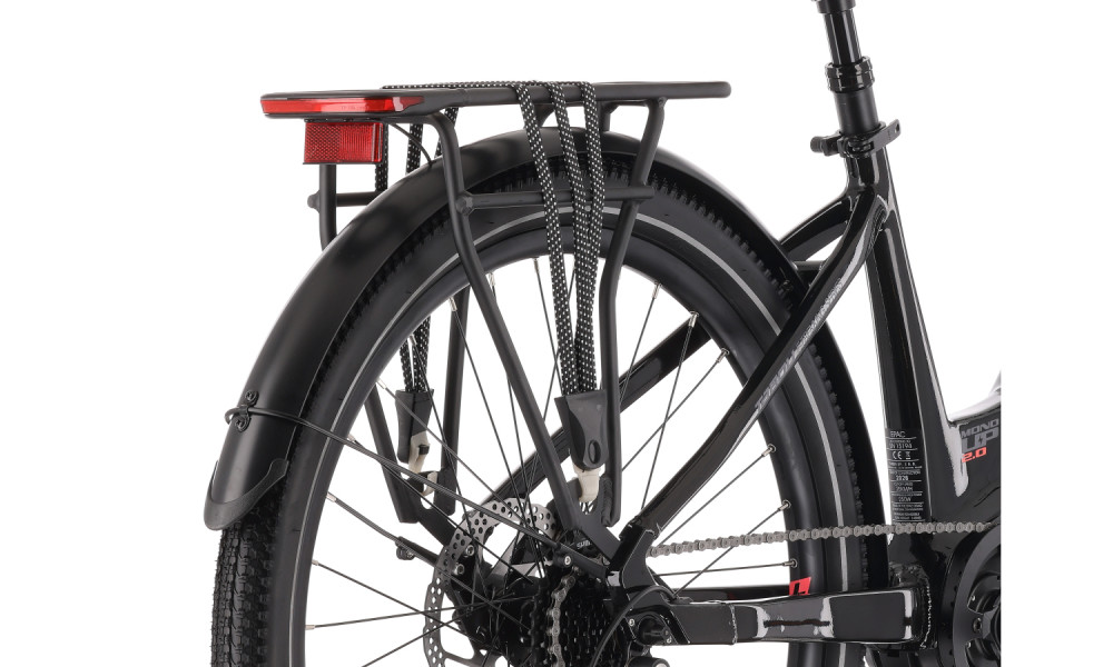 Elektrinis dviratis Tabou Mono UP 2.0 26 black-red - 8