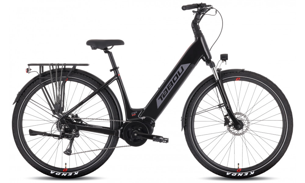 Elektrinis dviratis Tabou Mono UP 1.0 Plus black-red - 1