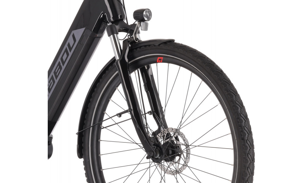 Elektrinis dviratis Tabou Mono UP 1.0 Plus black-red - 4