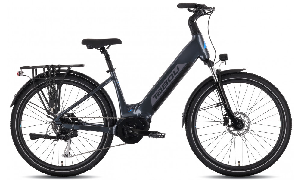 Elektrinis dviratis Tabou Mono UP 1.0 Plus 26 grey-blue - 1