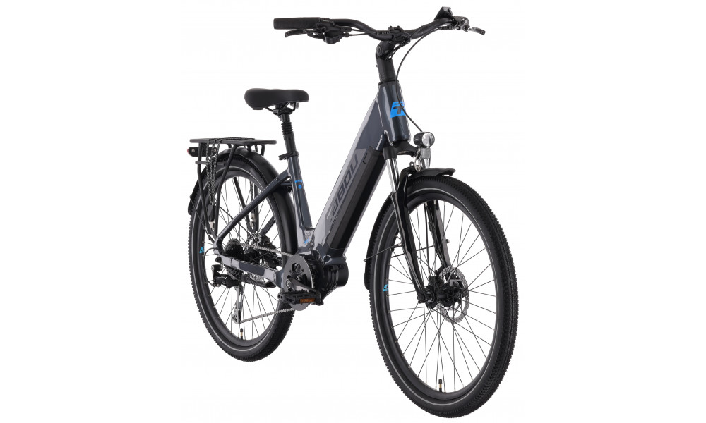 Elektrinis dviratis Tabou Mono UP 1.0 Plus 26 grey-blue - 2