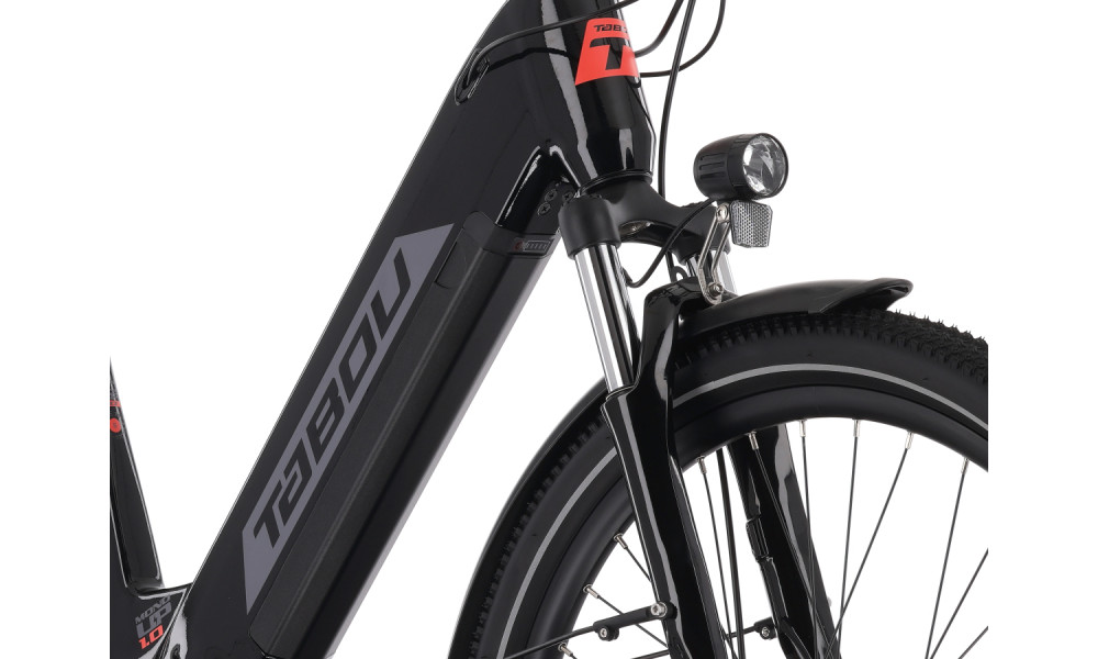 Elektrinis dviratis Tabou Mono UP 1.0 26 black-red - 8