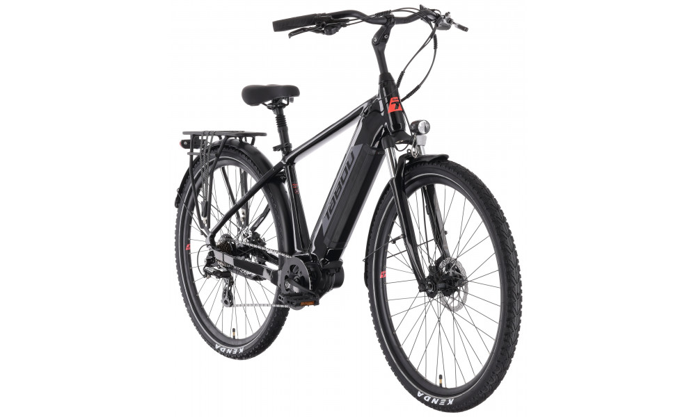 Elektrinis dviratis Tabou Kinetic UP 1.0 black-red - 2