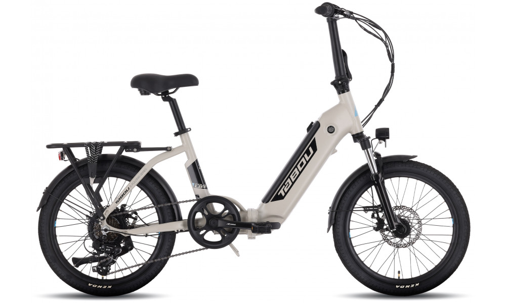 Elektrinis dviratis Tabou Fold UP 20 grey-black - 1