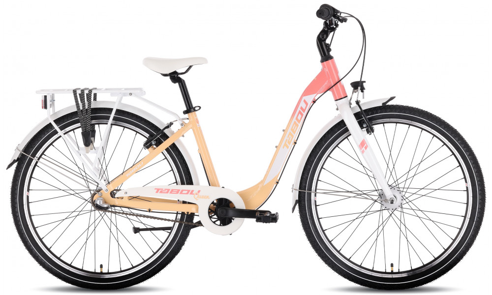 Dviratis Tabou Queen 26 Plus coral-white - 1