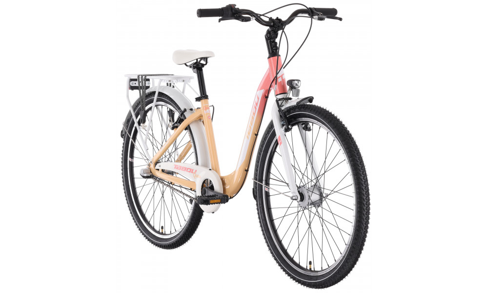 Dviratis Tabou Queen 26 Plus coral-white - 2