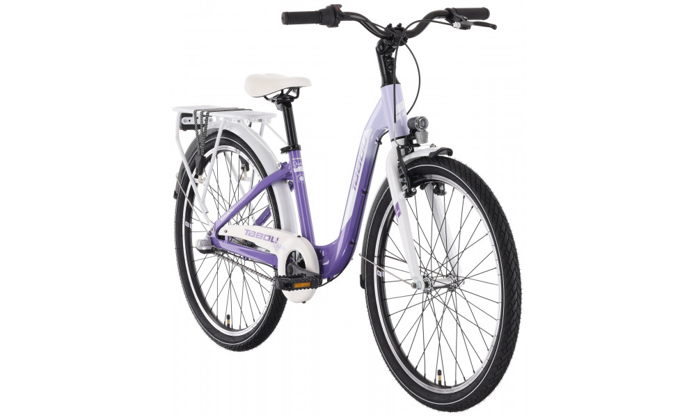 Dviratis Tabou Queen 24 Plus purple-white - 2
