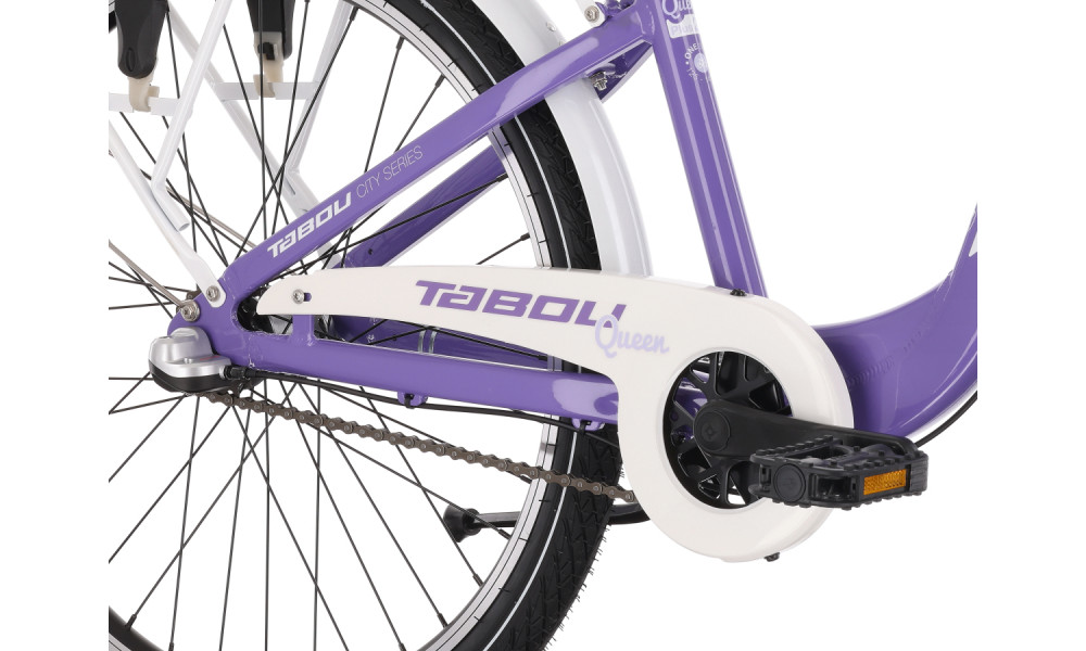 Dviratis Tabou Queen 24 Plus purple-white - 3