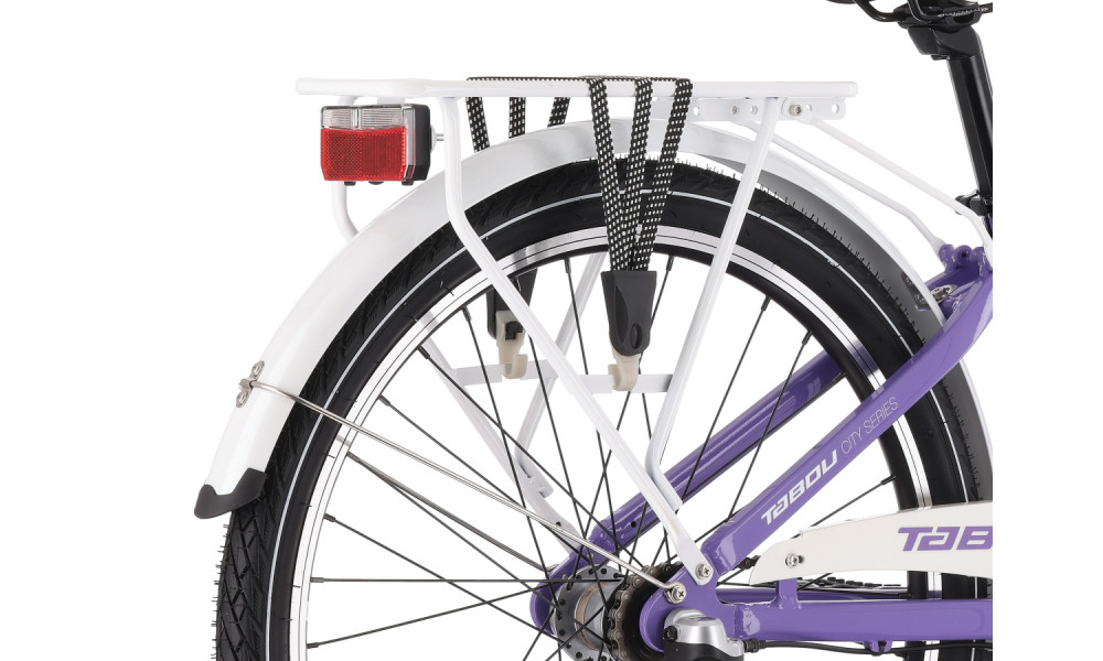 Dviratis Tabou Queen 24 Plus purple-white - 8