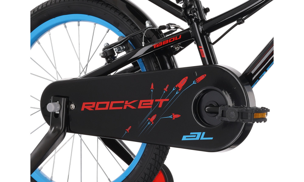 Dviratis Tabou Rocket AL 18 black-red - 3